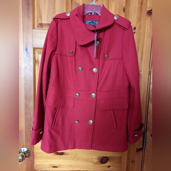 Green Envy wool coat, brand new, size XL - Picture 5 of 6